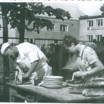40 -lecie OSP. Szykowanie poczęstunku. Gostyń, 1967 r. 40 -lecie OSP