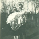 Chrzest. Gostyń, 1959 r. Chrzest.